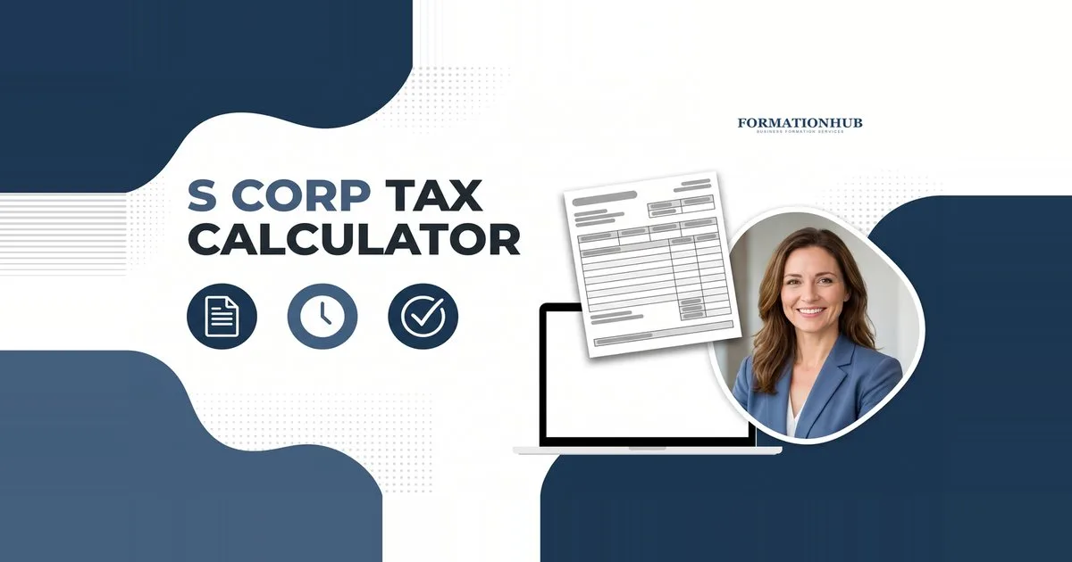 S Corp tax calculator explained - business formation documents