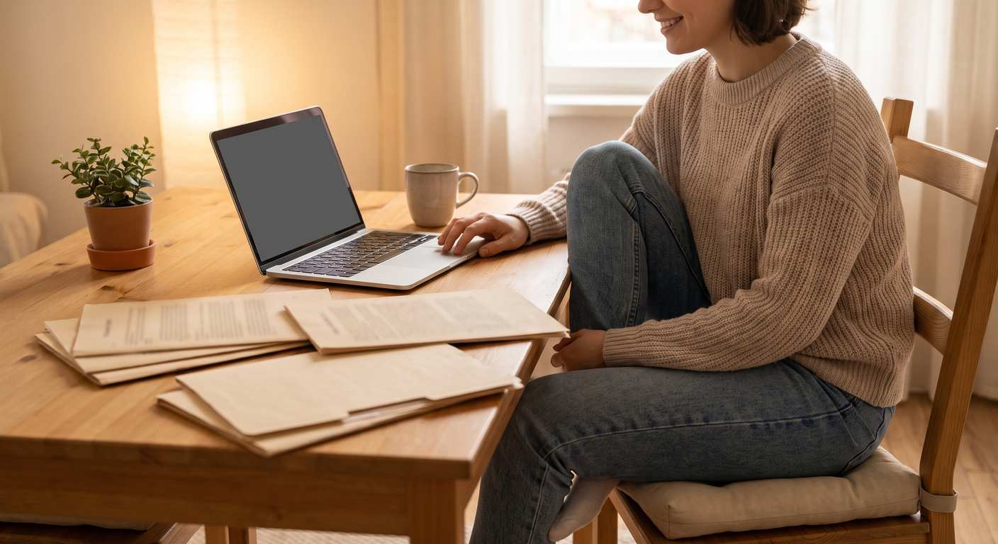 Business owner filing formation paperwork online