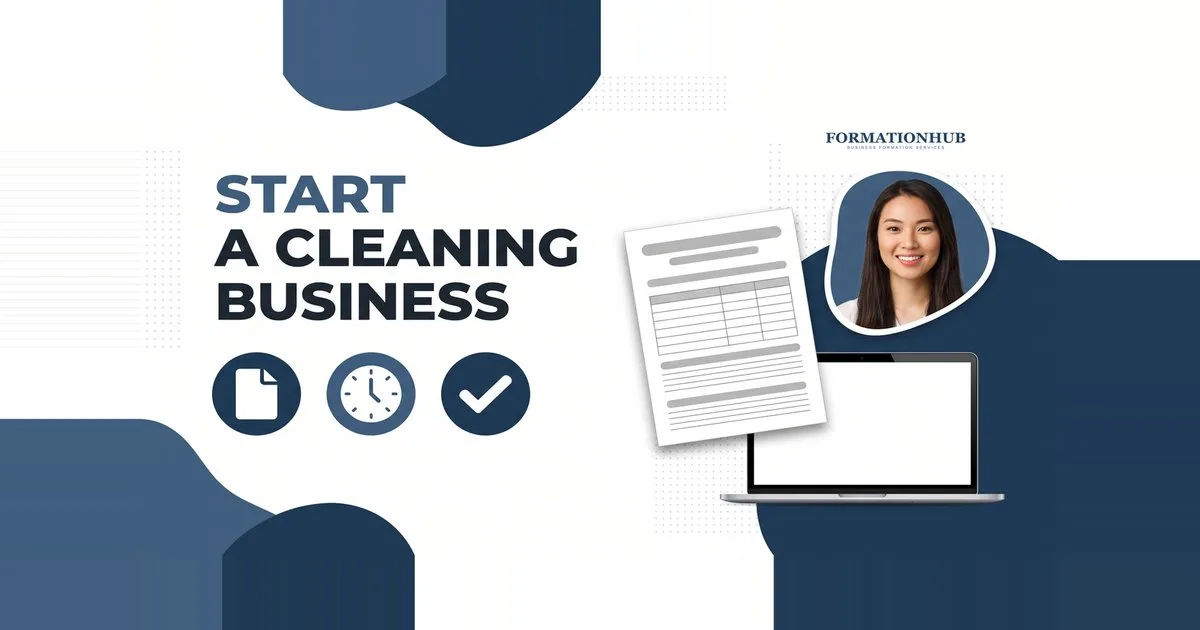 How to start a cleaning business explained - business formation documents