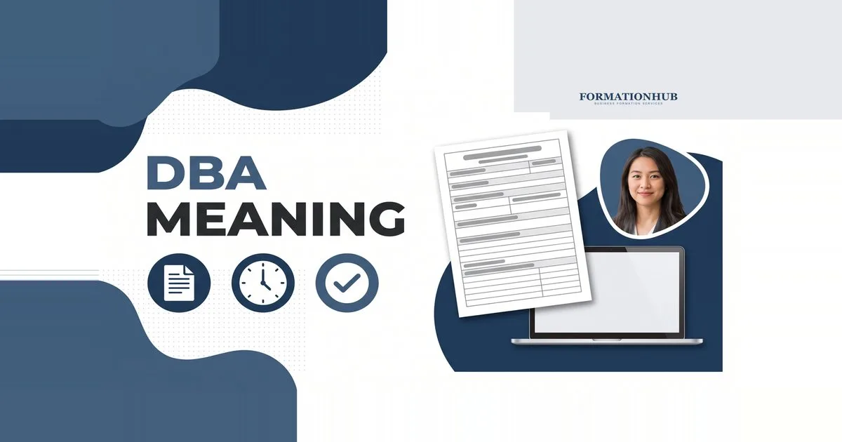 DBA meaning explained - business formation documents