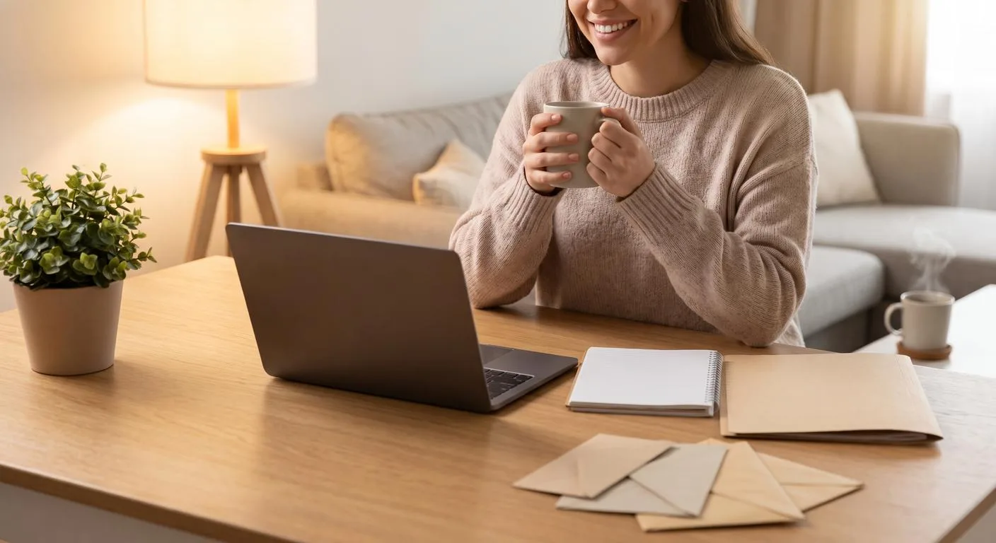 Property owner working through LLC formation steps on a laptop at home