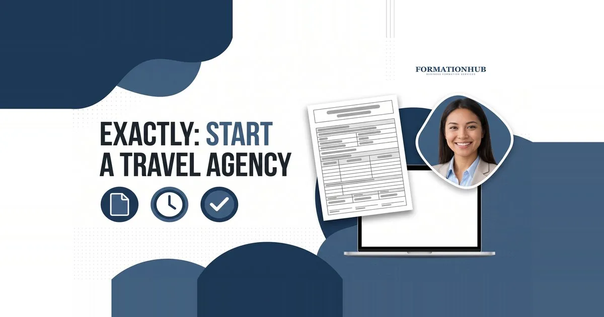 How to start a travel agency explained - business formation documents