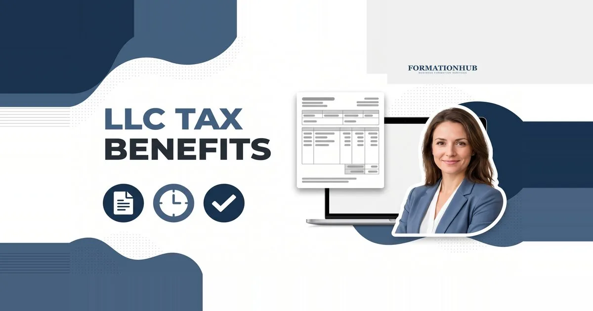 LLC tax benefits explained - business formation documents