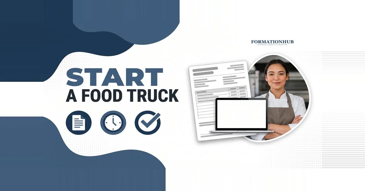 How to start a food truck explained - business formation documents