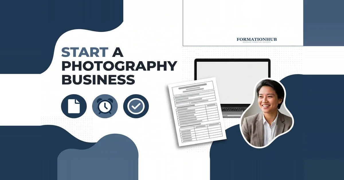 How to start a photography business explained - business formation documents