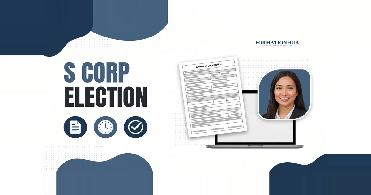 S Corp election explained - business formation documents