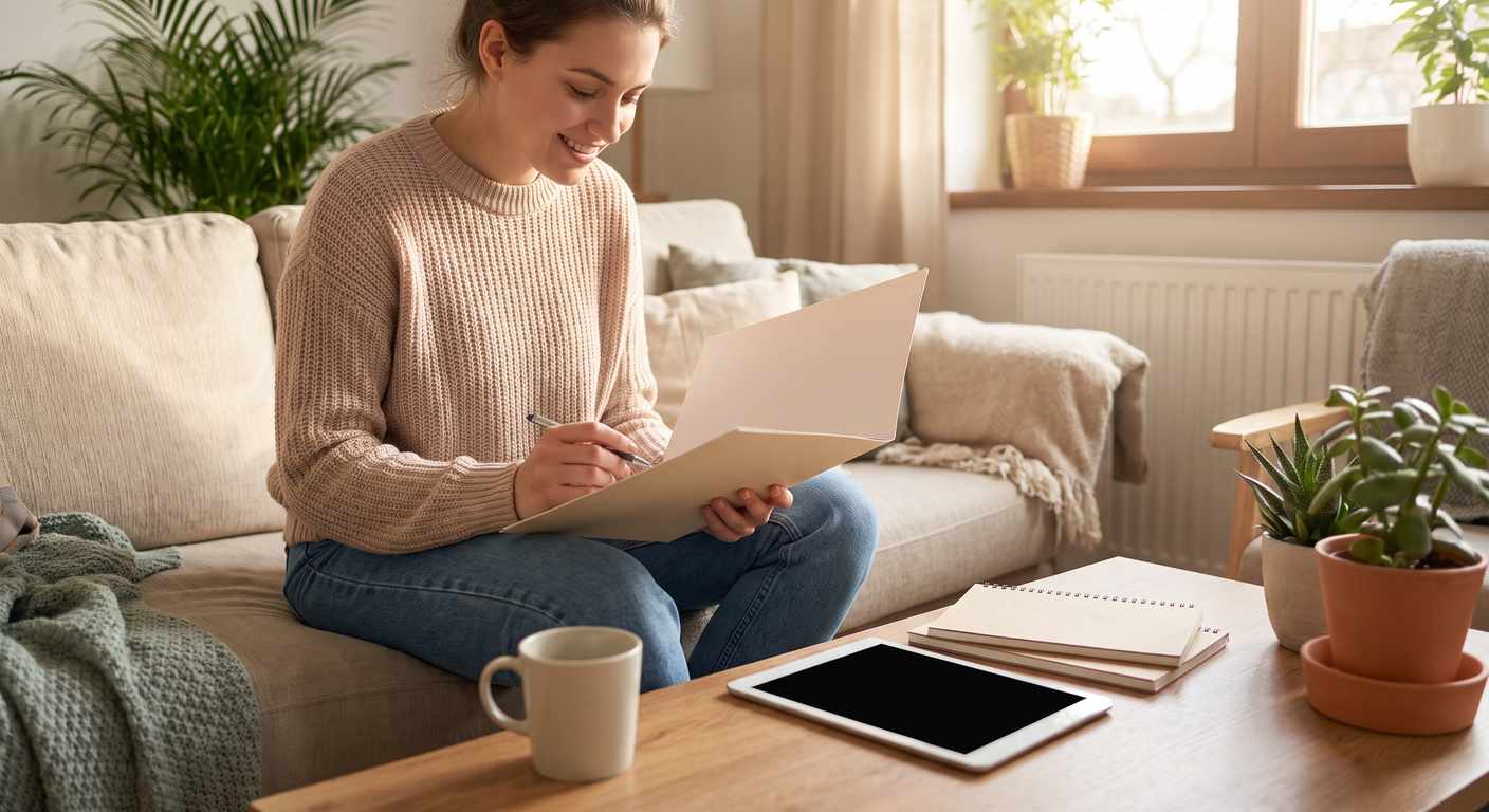 Business owner reviewing formation documents before filing